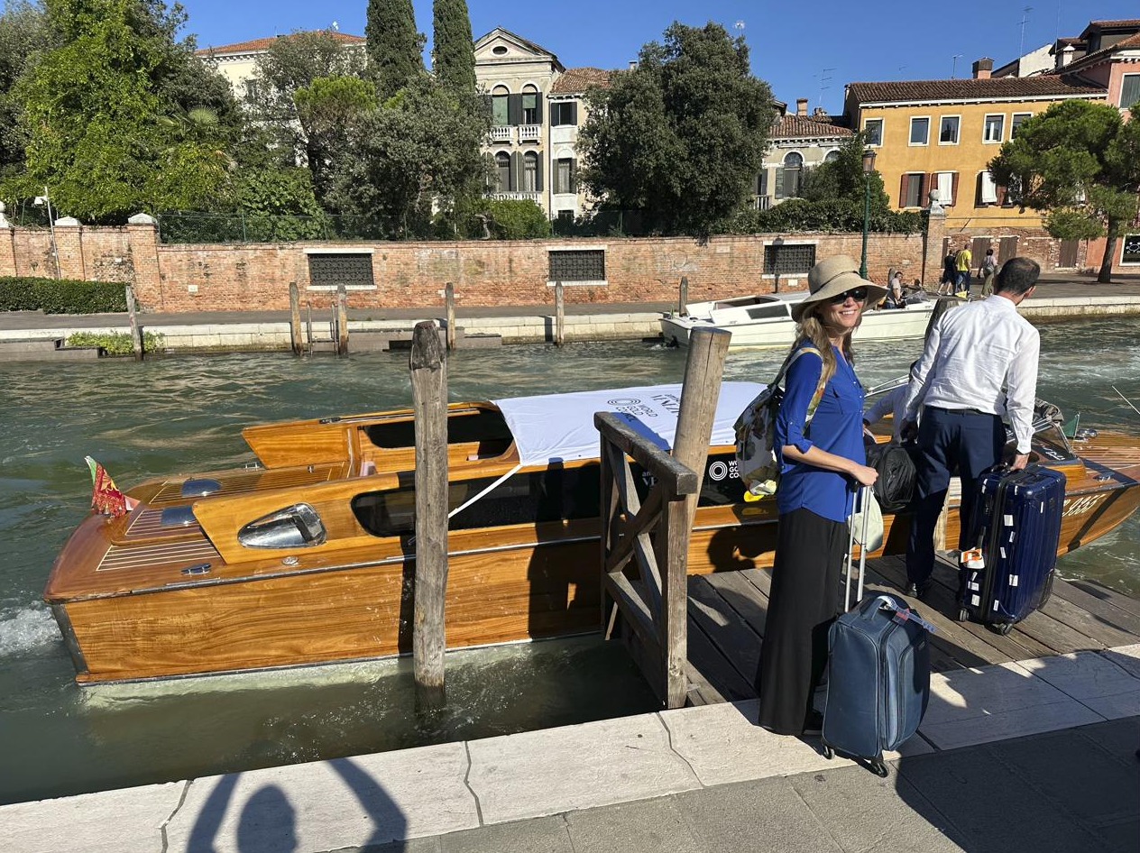 Venice arrival