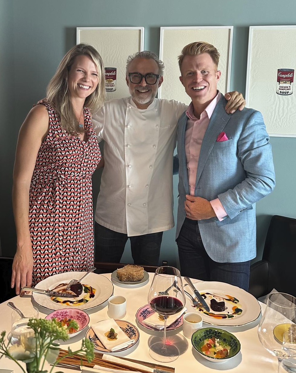 With Massimo Bottura