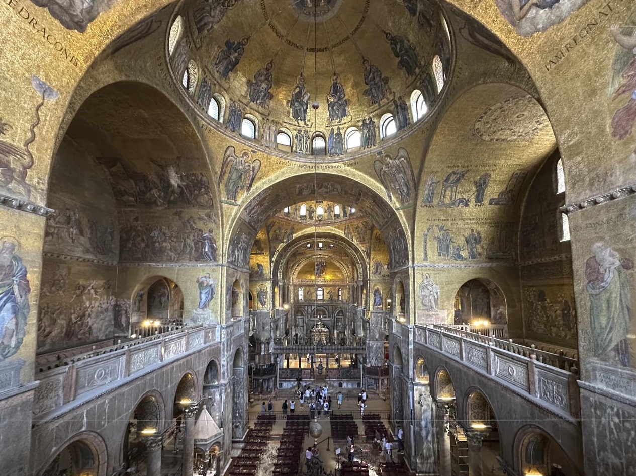 Gold mosaics