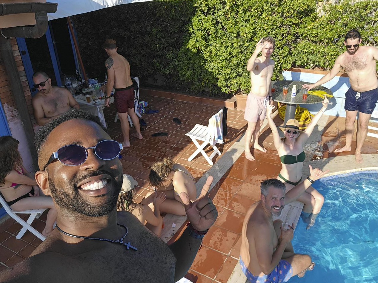 The pool party