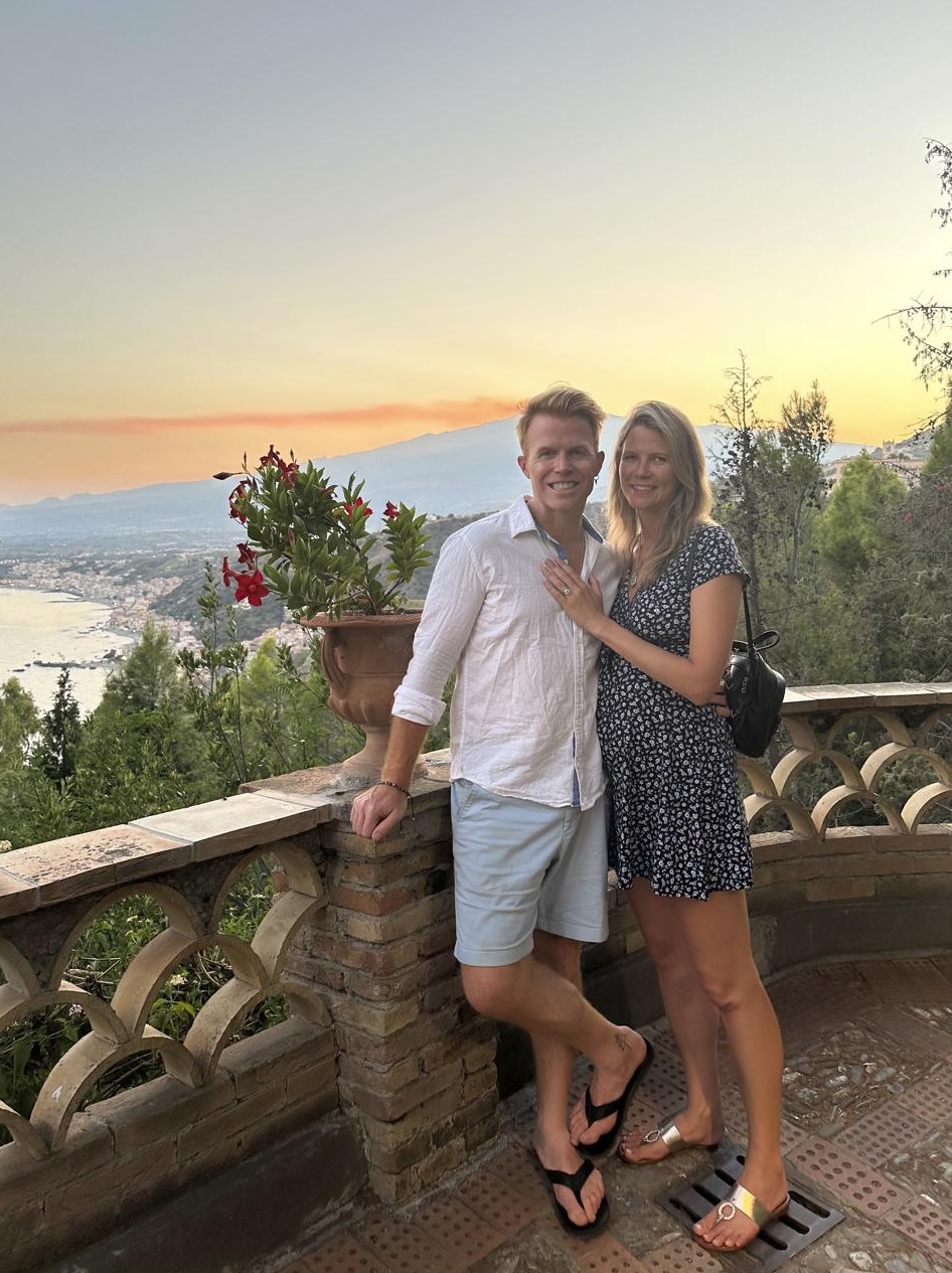 Sunset, ending Taormina