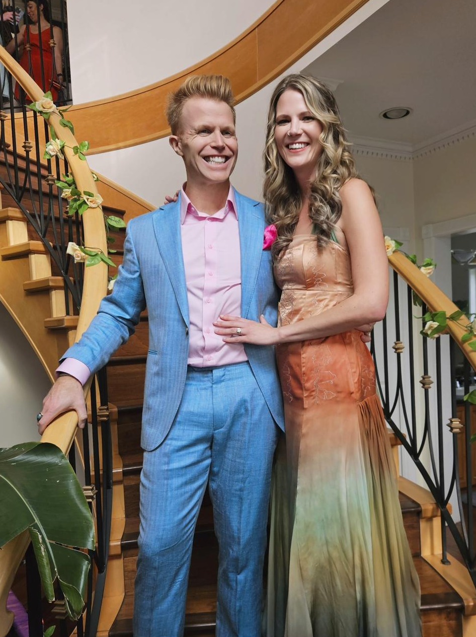 On the staircase